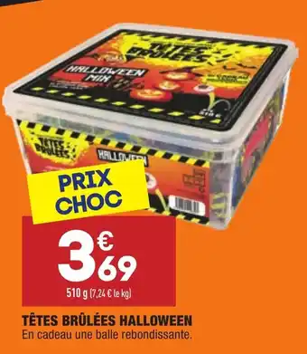 ALDI Têtes Brulées Halloween offre