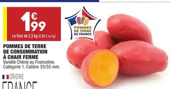 ALDI Pommes de terre de consommation à chair ferme offre
