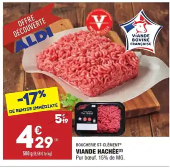 ALDI Viande hachée offre