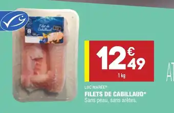 ALDI Filets de Cabillaud offre