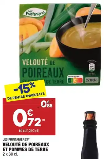 ALDI Velouté de poireaux et pommes de terre offre