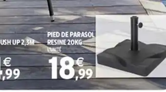 PIED DE PARASOL RESINE 20KG