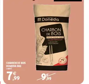 Intermarché CHARBON DE BOIS DOMEDIA 8KG L'UNITÉ offre