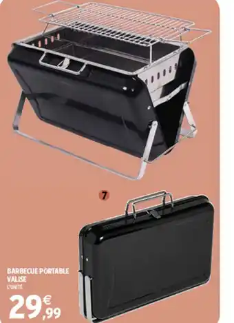 Intermarché BARBECUE PORTABLE VALISE offre