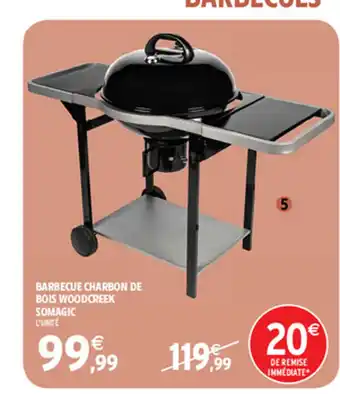 BARBECUE CHARBON DE BOIS WOODCREEK SOMAGIC