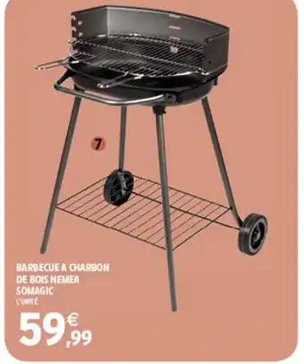 Intermarché BARBECUE A CHARBON DE BOIS NEMEA SOMAGIC offre