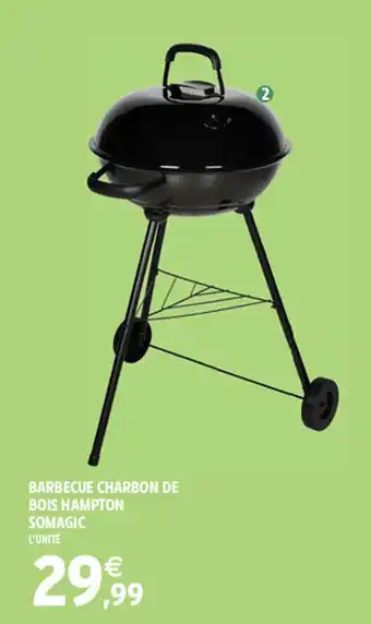 Intermarché BARBECUE CHARBON DE BOIS HAMPTON SOMAGIC offre