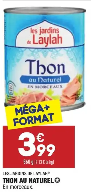 ALDI Thon au naturel offre
