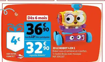 Jo Le Robot 4 En 1