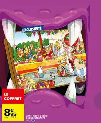 Carrefour Coffret Astérix & Obélix Jules Destrooper offre