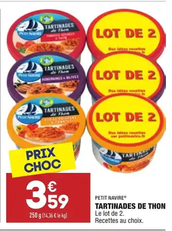 ALDI Tartinades de thon offre