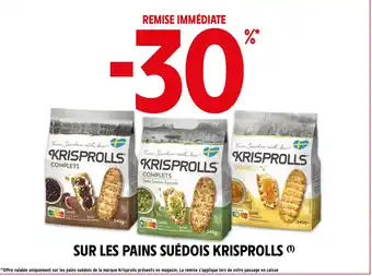 Intermarché Hyper SUR LES PAINS SUÉDOIS KRISPROLLS (1) offre