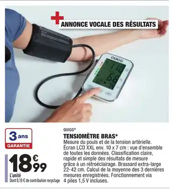 ALDI Tensiomètre Bras offre