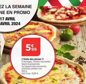 Bi1 L'Italie des pizzas (N) offre