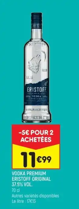 Leader Price VODKA PREMIUM ERISTOFF ORIGINAL offre