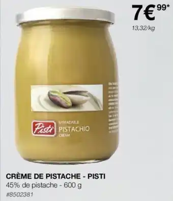 Costco CRÈME DE PISTACHE - PISTI offre