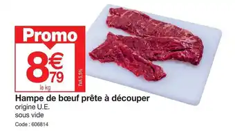 Promocash Hampe de bœuf prête à découper offre