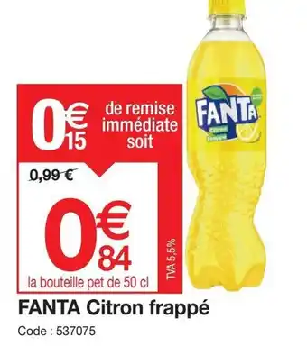 Promocash FANTA Citron frappé offre