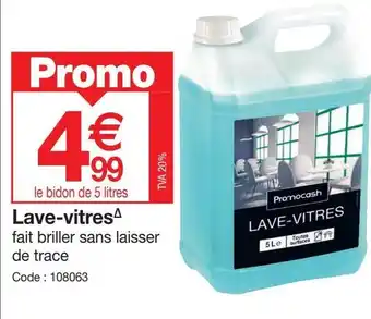 Promocash Lave-vitres offre