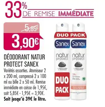 Match DÉODORANT NATUR PROTECT SANEX offre