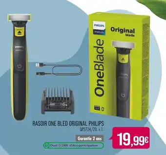 Match RASOIR ONE BLED ORIGINAL PHILIPS offre