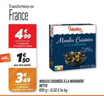 Netto MOULES CUISINÉES À LA MARINIÈRE NETTO offre