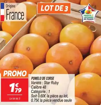 Netto POMELO DE CORSE offre