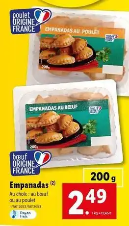 Lidl Empanadas offre