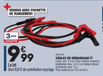 ALDI Câbles de démarrage offre