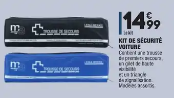 ALDI Kit de sécurité voiture offre