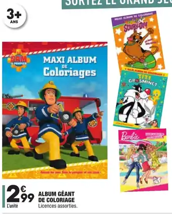 ALDI Album Géant de Coloriage offre