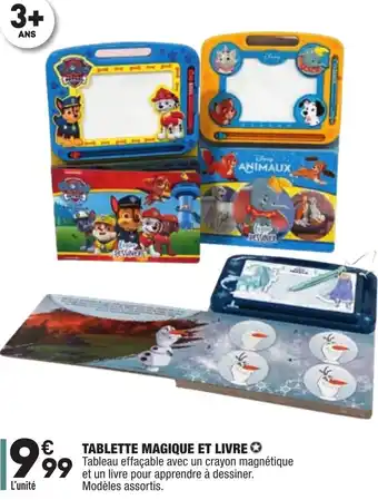 ALDI Tablette magique et Livre offre