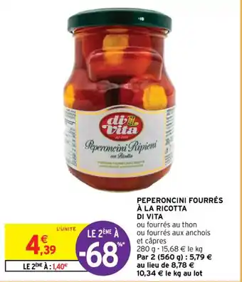 PEPERONCINI FOURRÉS À LA RICOTTA DI VITA