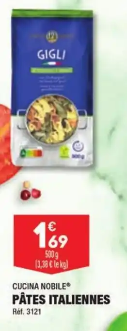 ALDI CUCINA NOBILE PÂTES ITALIENNES offre