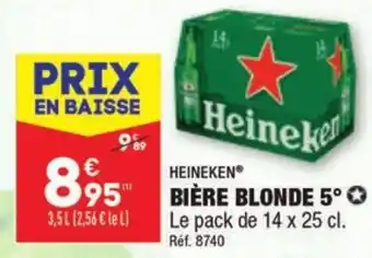 ALDI HEINEKEN BIÈRE BLONDE 5° 05 offre