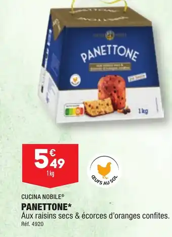 ALDI PANETTONE* offre