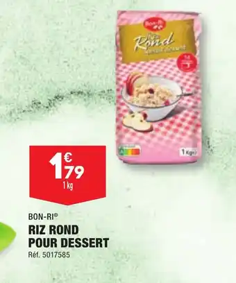 ALDI RIZ ROND POUR DESSERT offre