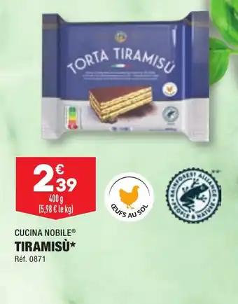 ALDI CUCINA NOBILE® TIRAMISÙ* offre