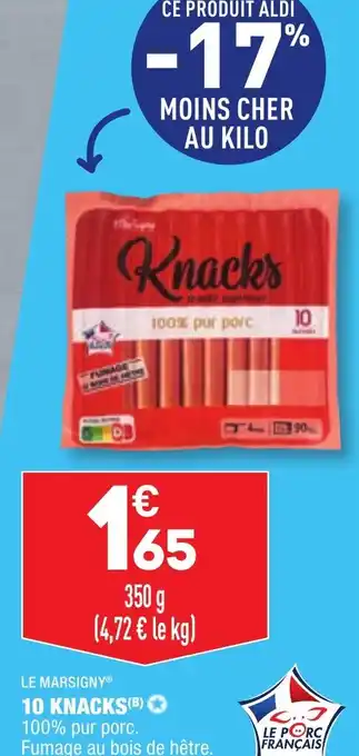 ALDI LE MARSIGNY® 10 KNACKS (B) ✪ offre