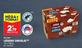 ALDI MILSANI® LIÉGEOIS CHOCOLAT (B) offre