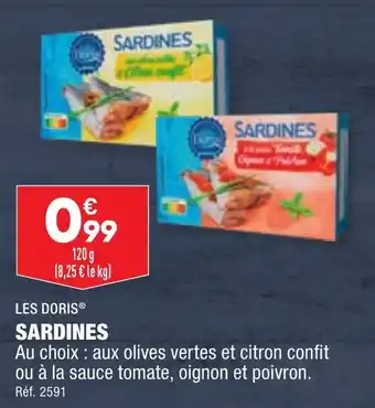 ALDI LES DORIS® SARDINES offre