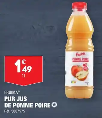 ALDI FRUIMA® PUR JUS DE POMME POIRE ✪ offre