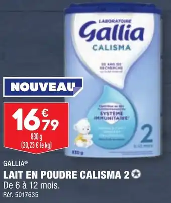 ALDI LAIT EN POUDRE CALISMA 2✪ offre