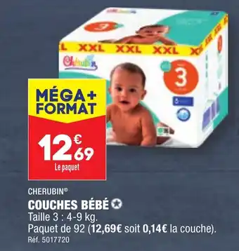 ALDI COUCHES BÉBÉ✪ Taille 3: 4-9 kg. offre