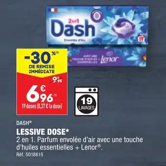 ALDI LESSIVE DOSE* offre