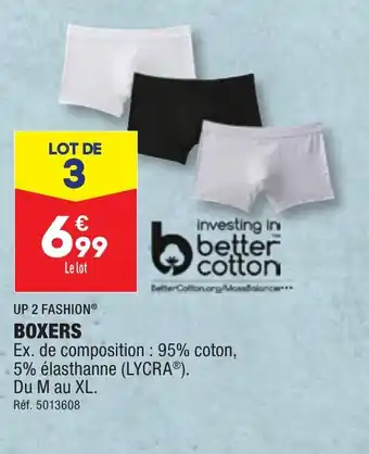 ALDI BOXERS offre