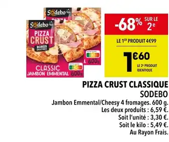 PIZZA CRUST CLASSIQUE SODEBO