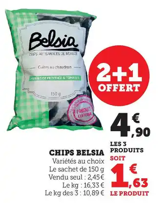 U Express CHIPS BELSIA offre