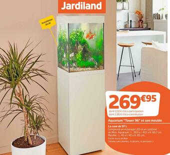 Aquarium tower 96 et son meuble