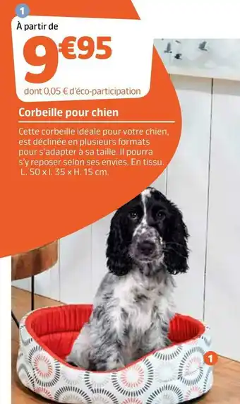 Jardiland Corbeille pour chien offre